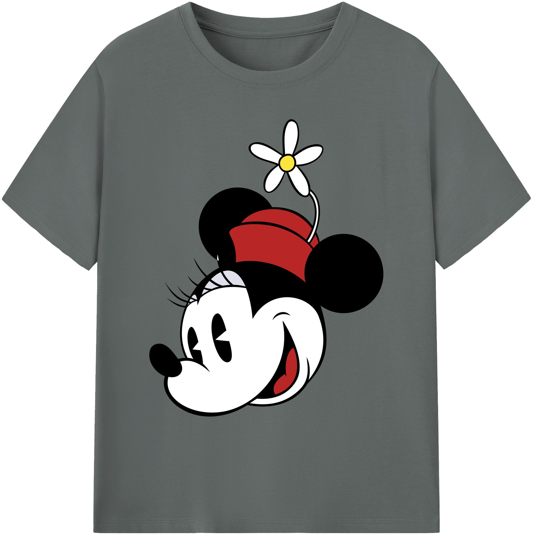 ミッキーマウス Mickey Mouse 綿100％ メンズ半袖Tシャツ｜肌触りやわらか＆通気性